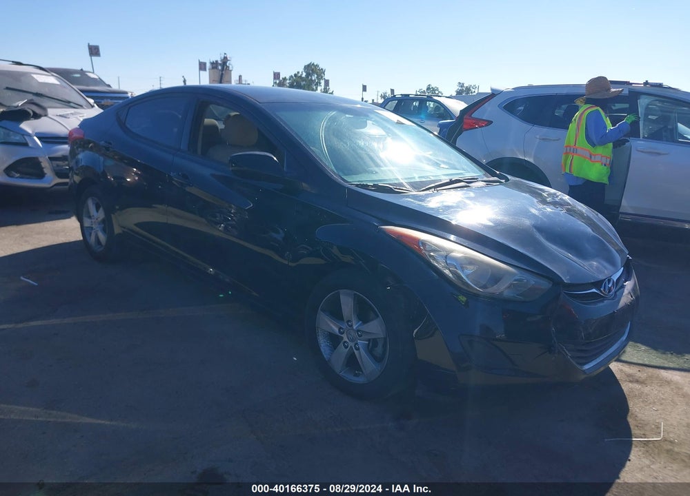 2013 HYUNDAI ELANTRA GLS VIN: 5NPDH4AE6DH229884