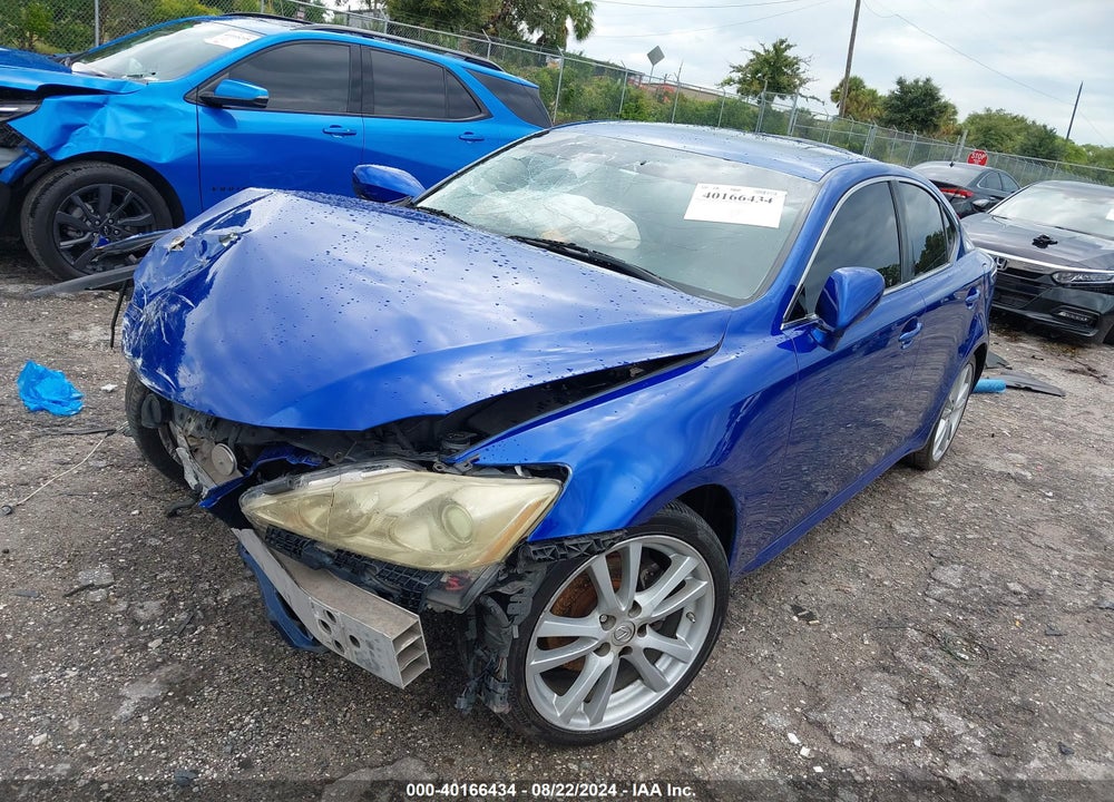 2006 LEXUS IS 250 VIN: JTHBK262265019652