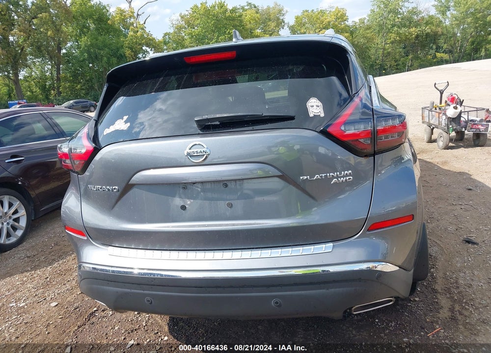 2021 NISSAN MURANO PLATINUM INTELLIGENT AWD VIN: 5N1AZ2DS9MC118582