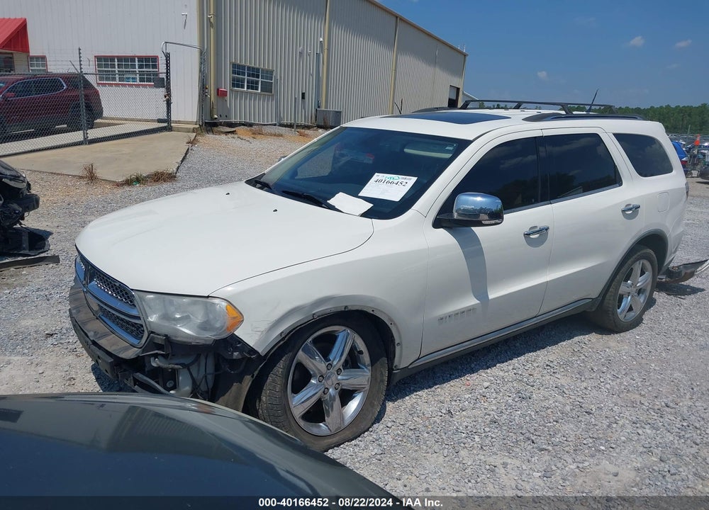 2012 DODGE DURANGO CITADEL VIN: 1C4RDHEG2CC112527