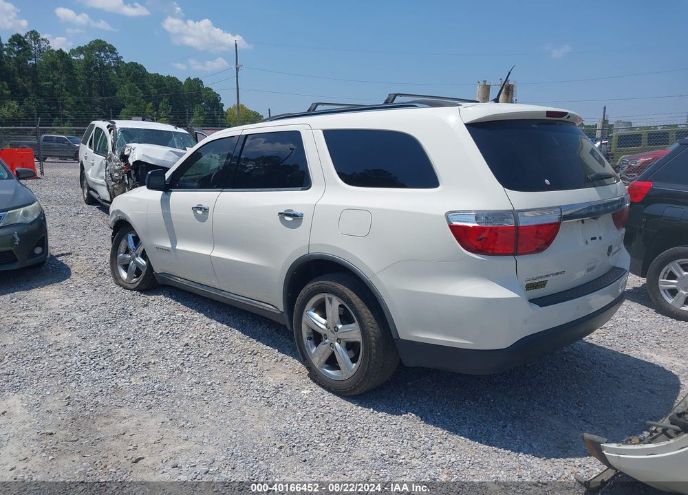 2012 DODGE DURANGO CITADEL VIN: 1C4RDHEG2CC112527