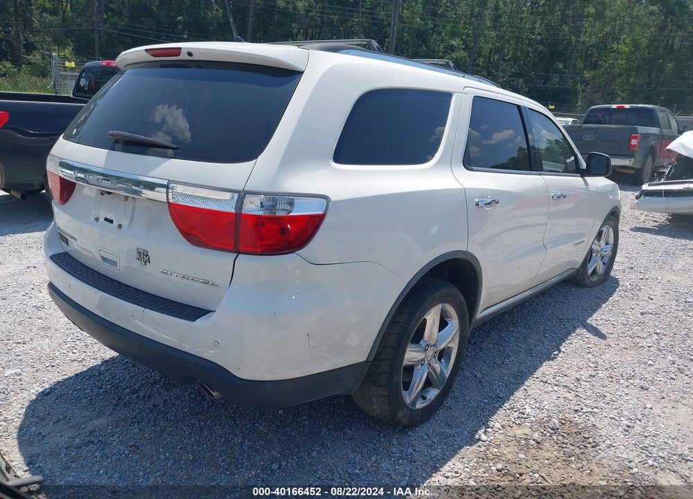 2012 DODGE DURANGO CITADEL VIN: 1C4RDHEG2CC112527