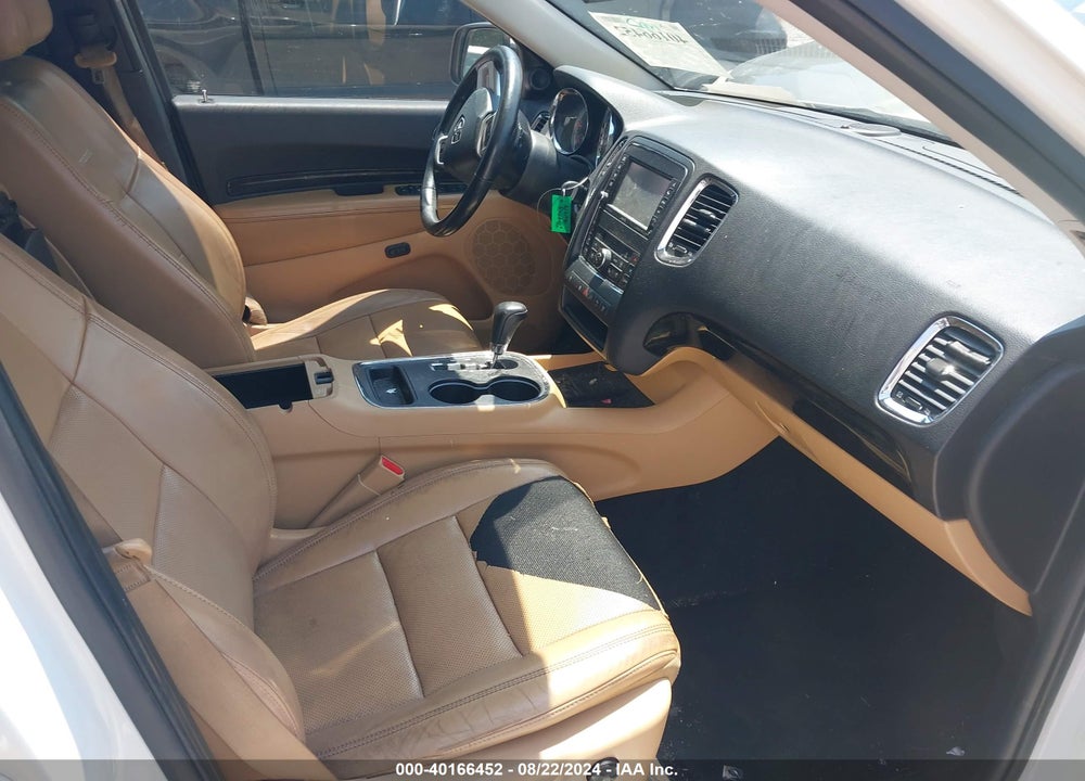 2012 DODGE DURANGO CITADEL VIN: 1C4RDHEG2CC112527