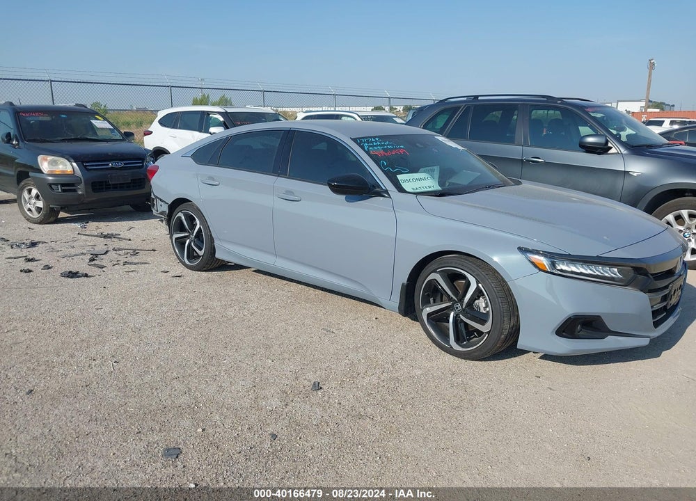 2022 HONDA ACCORD SPORT VIN: 1HGCV1F32NA123453