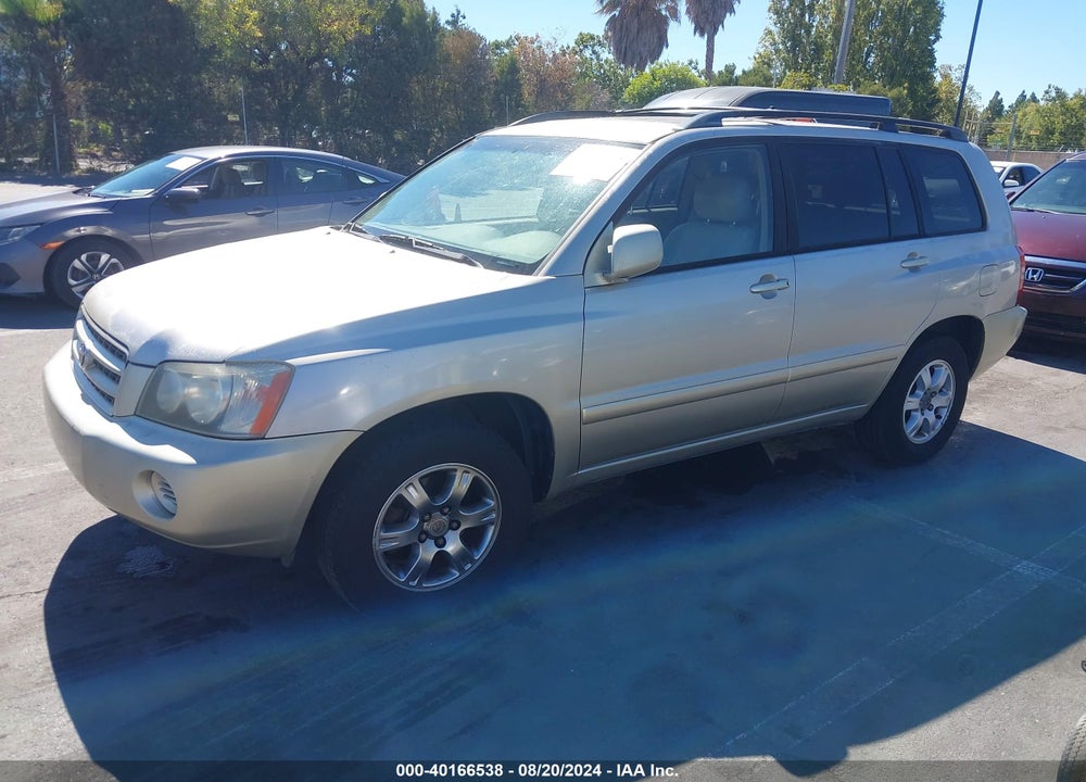 2002 TOYOTA HIGHLANDER VIN: JTEGD21A920045166