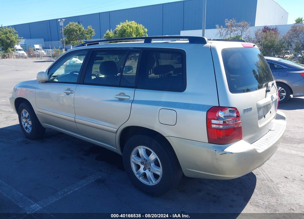 2002 TOYOTA HIGHLANDER VIN: JTEGD21A920045166