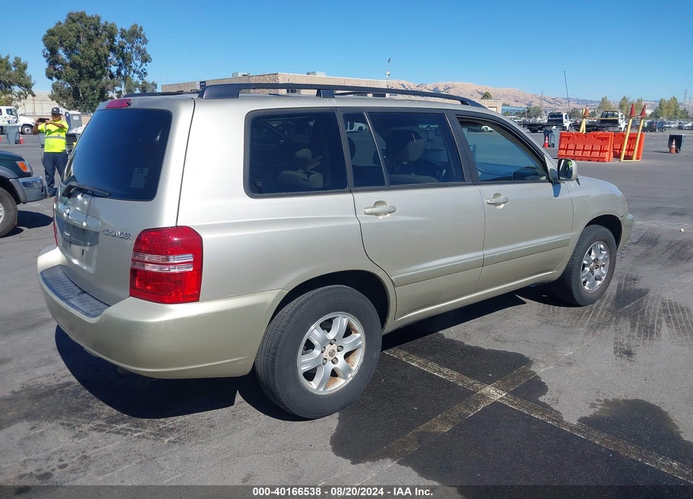 2002 TOYOTA HIGHLANDER VIN: JTEGD21A920045166