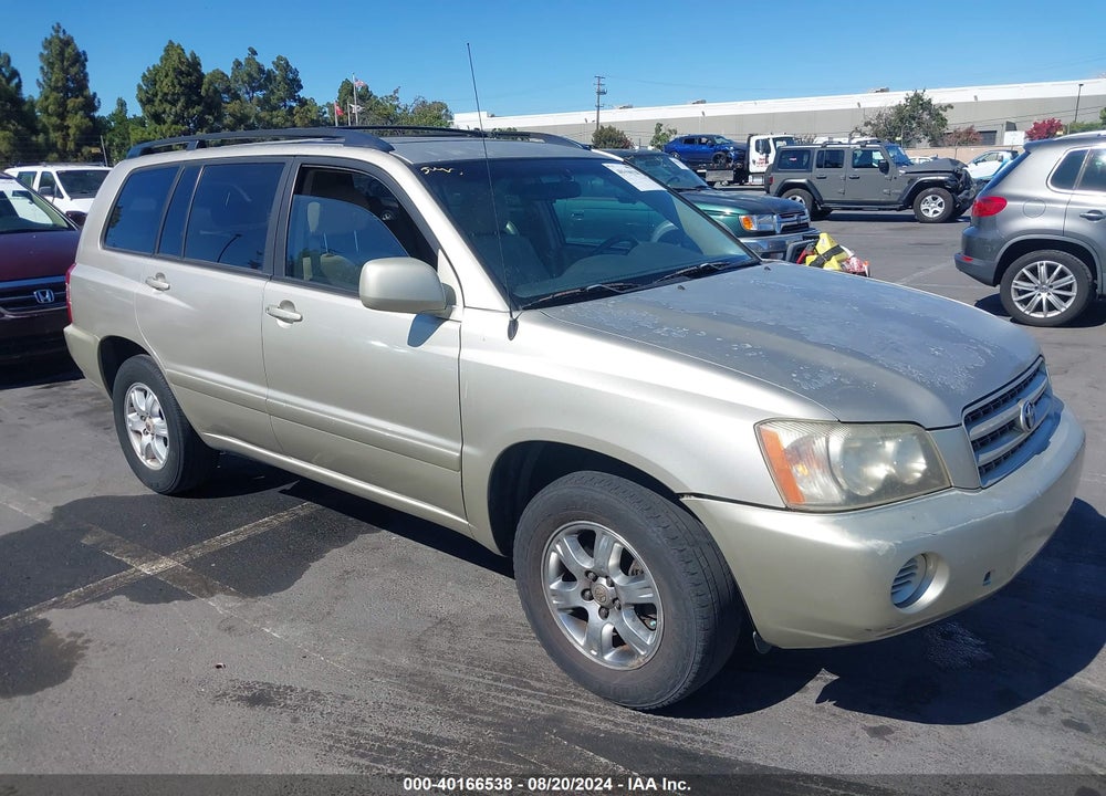 2002 TOYOTA HIGHLANDER VIN: JTEGD21A920045166
