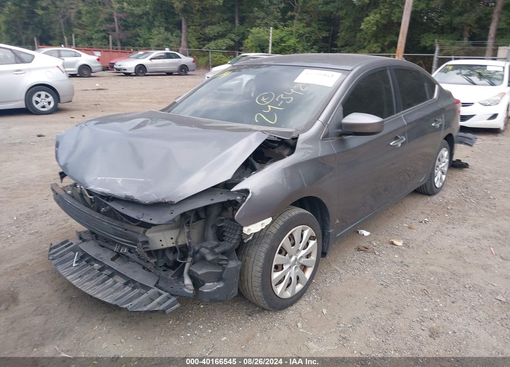 2015 NISSAN SENTRA S VIN: 3N1AB7APXFY311813