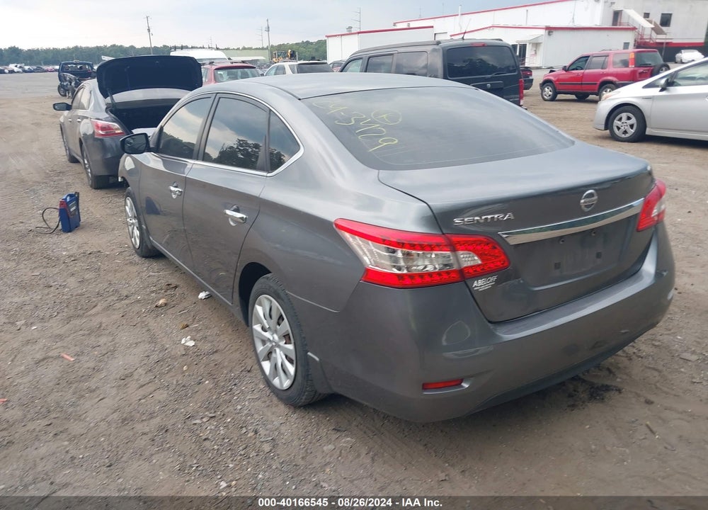 2015 NISSAN SENTRA S VIN: 3N1AB7APXFY311813