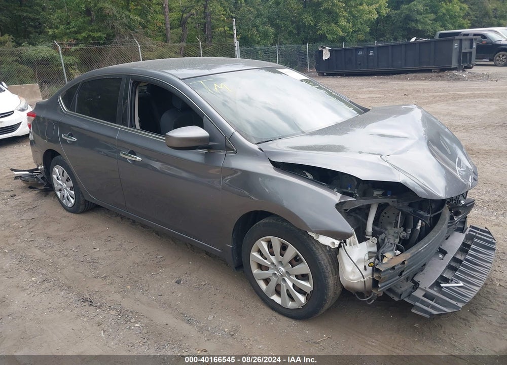2015 NISSAN SENTRA S VIN: 3N1AB7APXFY311813