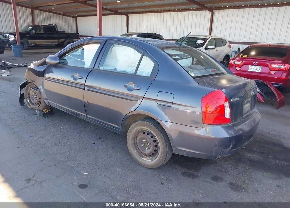 2009 HYUNDAI ACCENT GLS VIN: KMHCN46C59U338616