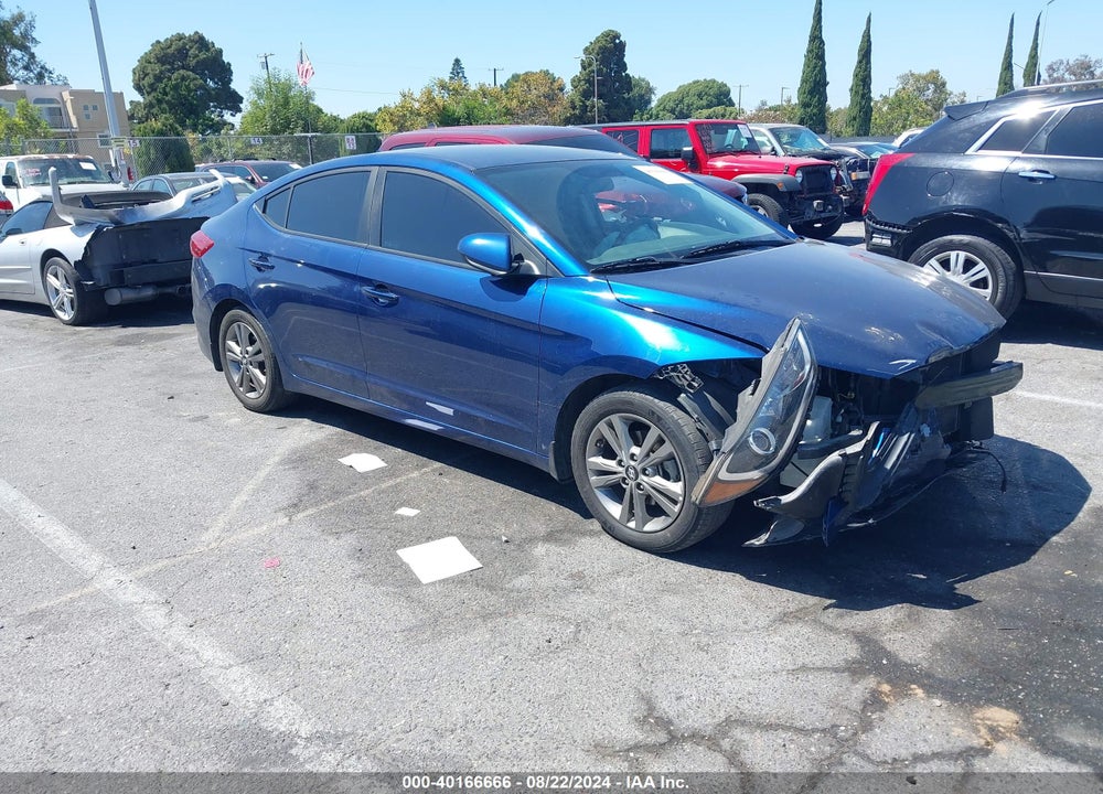 2018 HYUNDAI ELANTRA SEL VIN: 5NPD84LF8JH331835