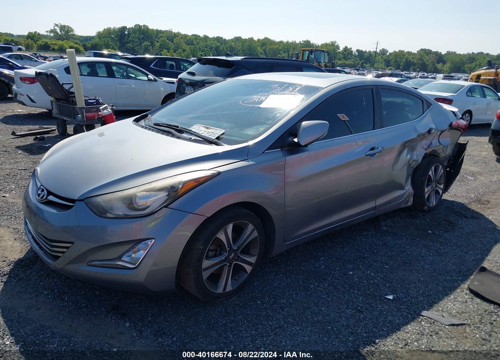 2015 HYUNDAI ELANTRA SPORT VIN: KMHDH4AH5FU233181