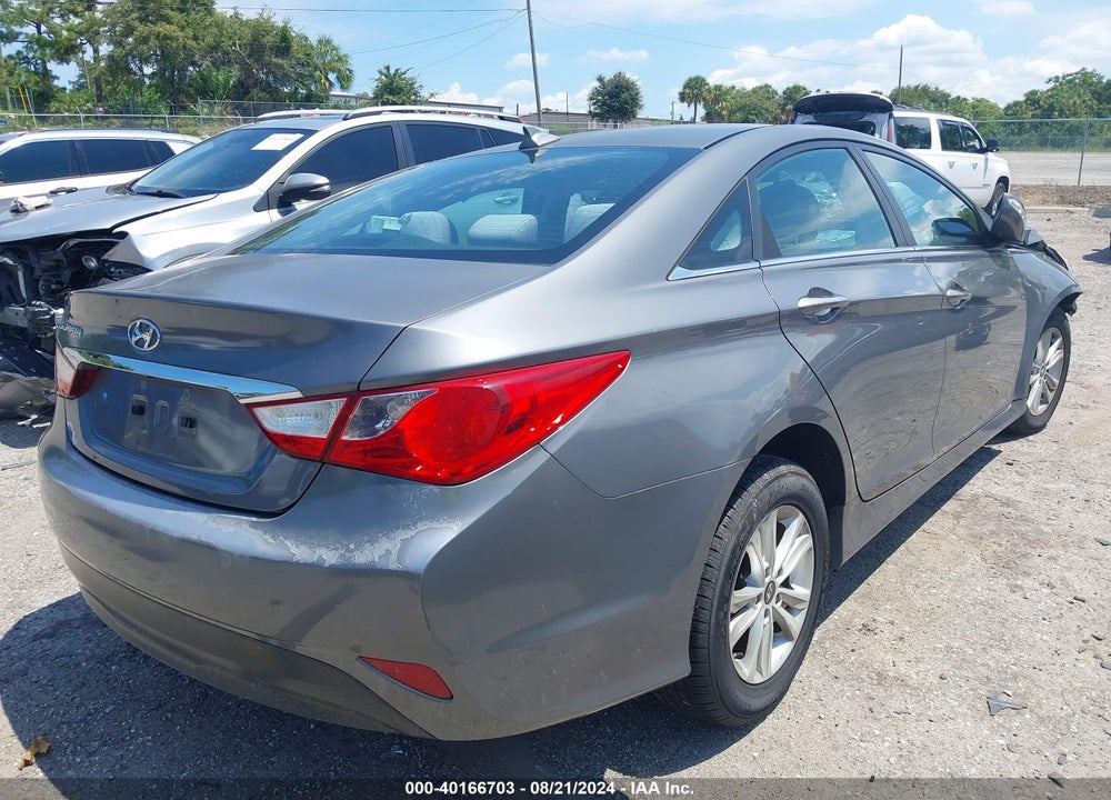 2014 HYUNDAI SONATA GLS VIN: 5NPEB4AC8EH924776