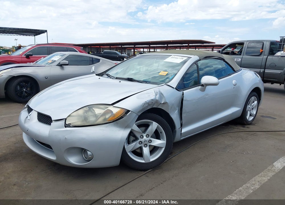 2007 MITSUBISHI ECLIPSE SPYDER GS VIN: 4A3AL25F87E009849