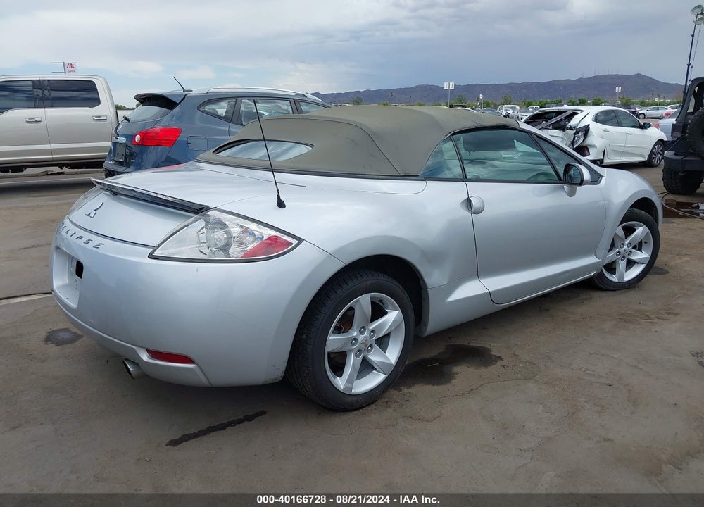 2007 MITSUBISHI ECLIPSE SPYDER GS VIN: 4A3AL25F87E009849