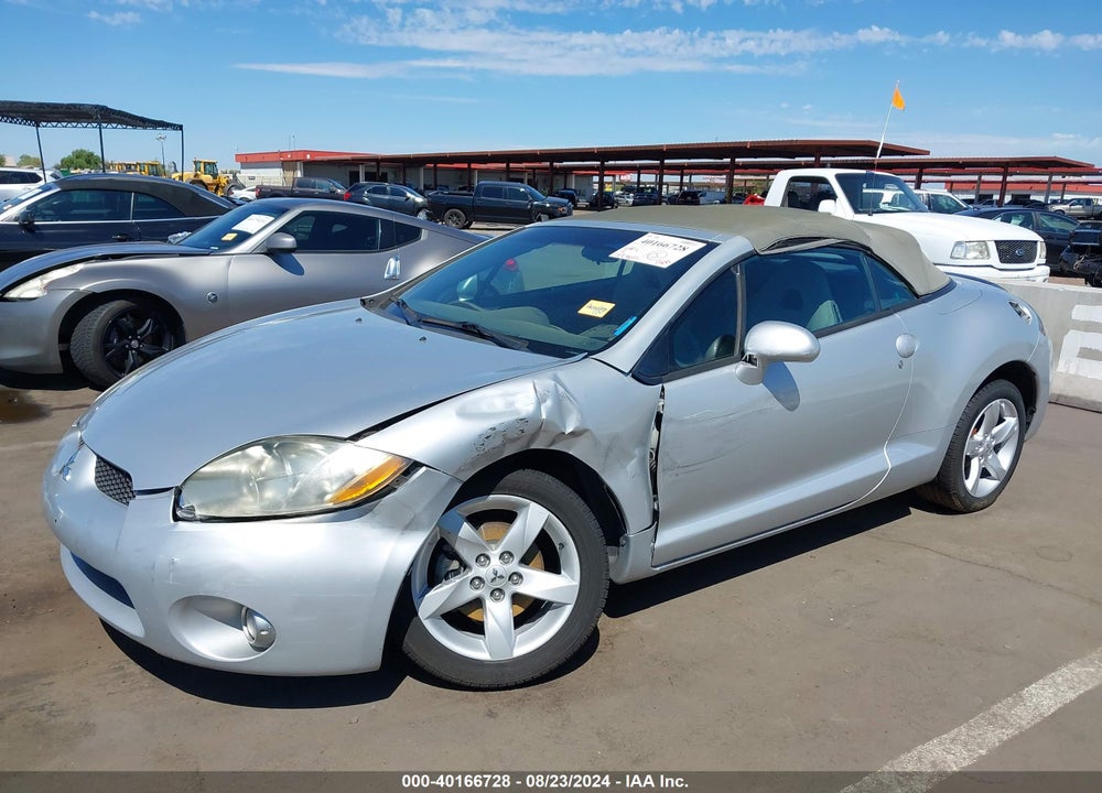 2007 MITSUBISHI ECLIPSE SPYDER GS VIN: 4A3AL25F87E009849