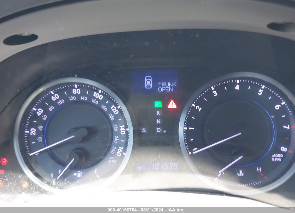 2011 LEXUS IS 250 VIN: JTHBF5C21B5155114