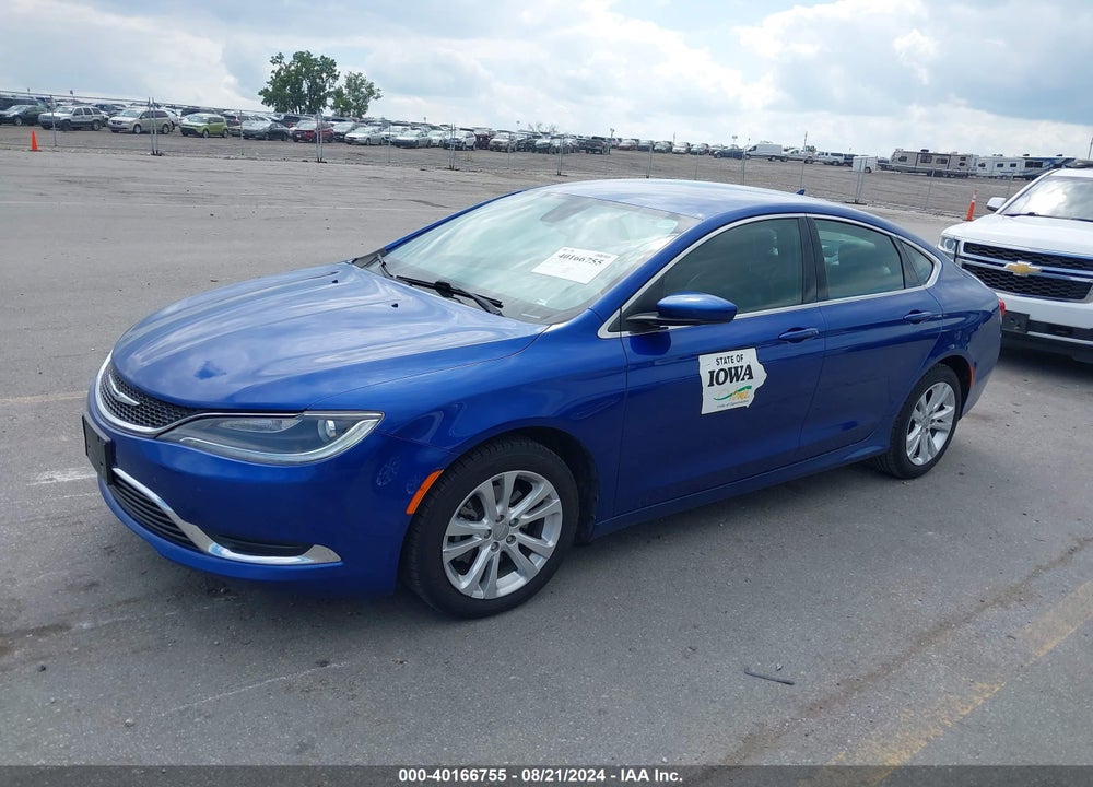 2016 CHRYSLER 200 LIMITED PLATINUM VIN: 1C3CCCAB0GN186954