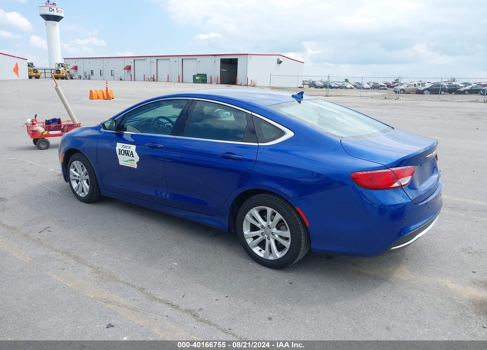 2016 CHRYSLER 200 LIMITED PLATINUM VIN: 1C3CCCAB0GN186954