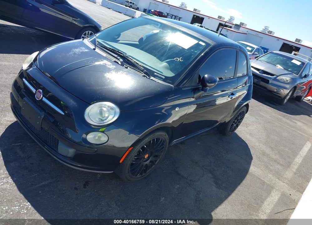 2012 FIAT 500 POP VIN: 3C3CFFAR6CT198462