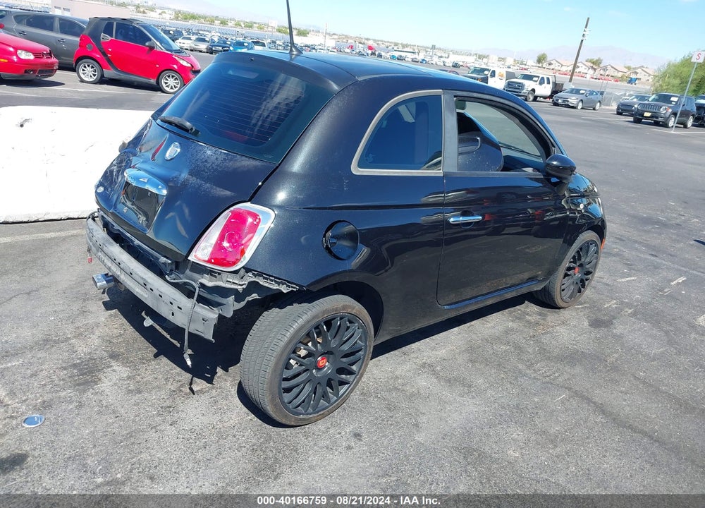 2012 FIAT 500 POP VIN: 3C3CFFAR6CT198462