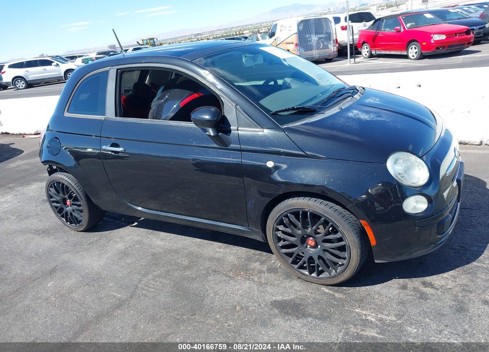 2012 FIAT 500 POP VIN: 3C3CFFAR6CT198462