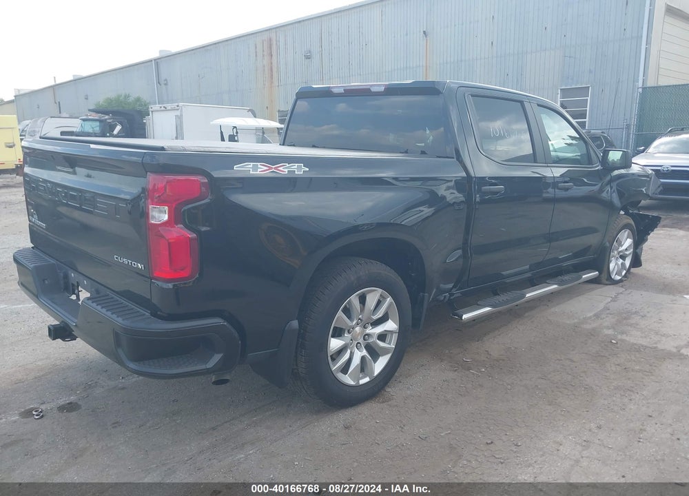 2021 CHEVROLET SILVERADO 1500 4WD SHORT BED CUSTOM VIN: 1GCPYBEKXMZ165665