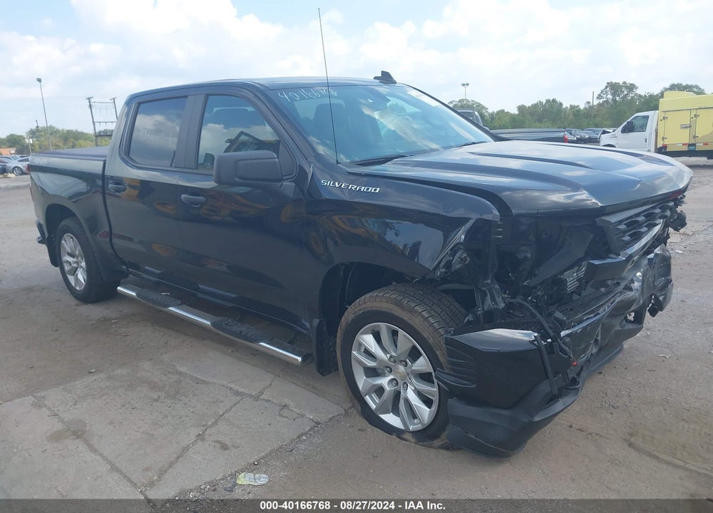 2021 CHEVROLET SILVERADO 1500 4WD SHORT BED CUSTOM VIN: 1GCPYBEKXMZ165665