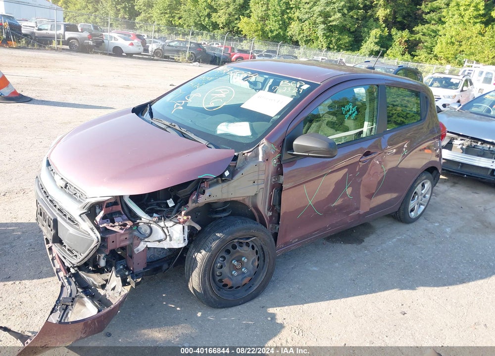 2020 CHEVROLET SPARK FWD LS AUTOMATIC VIN: KL8CB6SA3LC414112