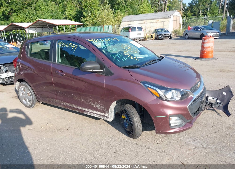 2020 CHEVROLET SPARK FWD LS AUTOMATIC VIN: KL8CB6SA3LC414112