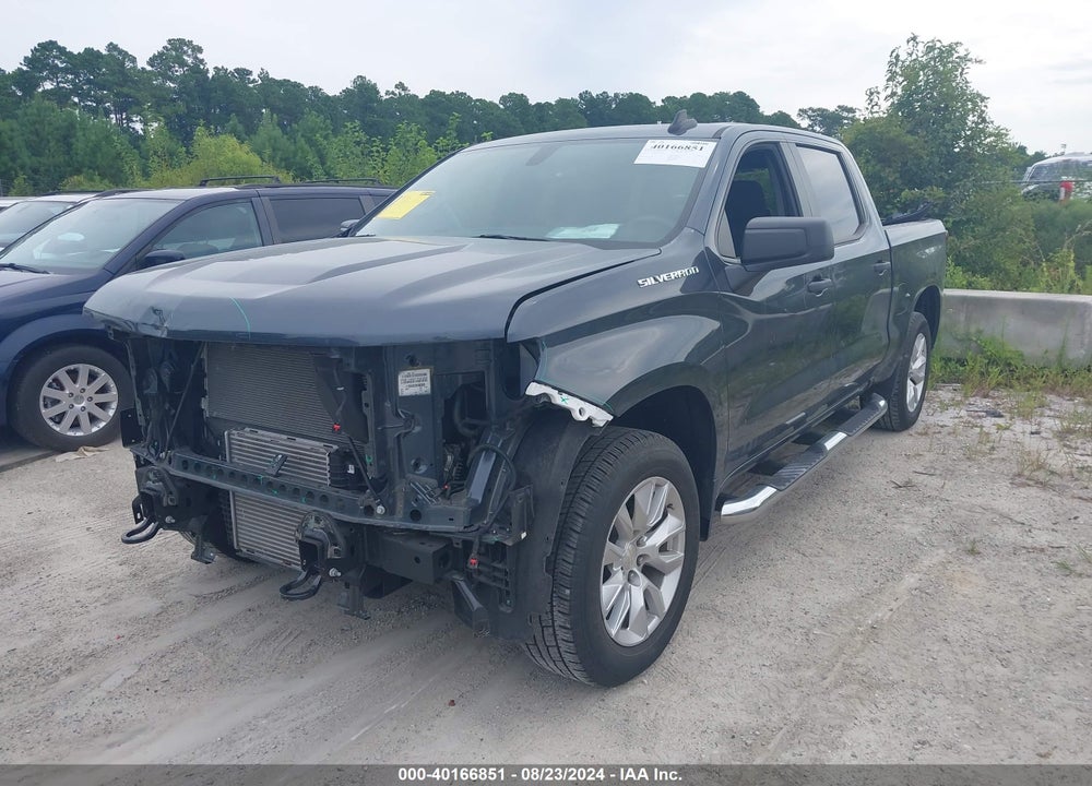 2021 CHEVROLET SILVERADO 1500 2WD SHORT BED CUSTOM VIN: 1GCPWBEK1MZ400850