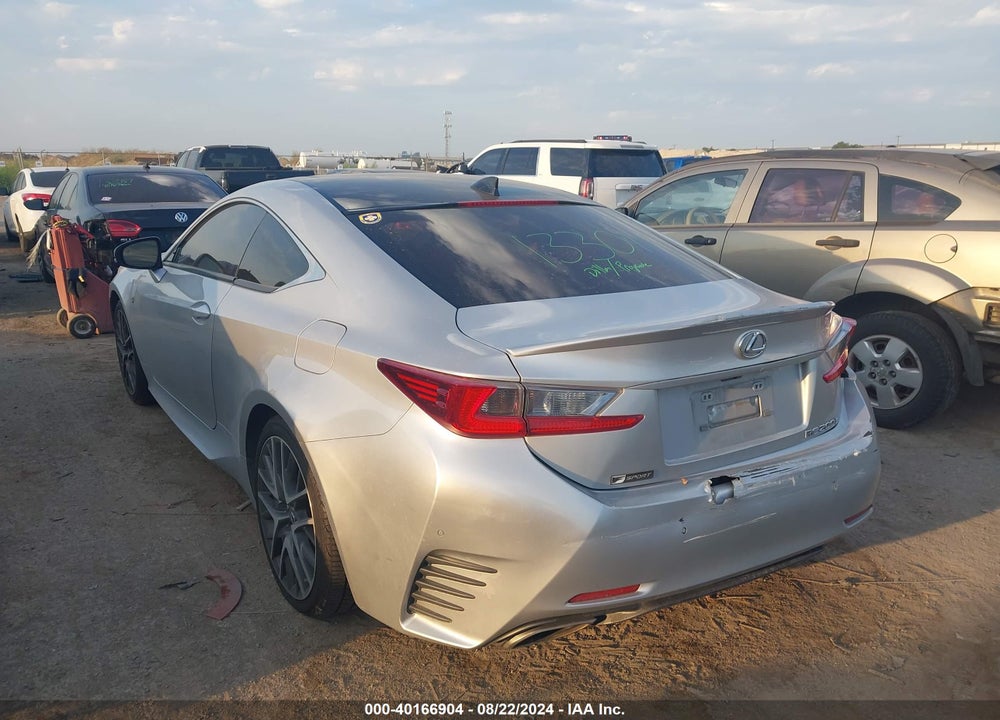 2016 LEXUS RC 200T VIN: JTHHA5BC2G5001084