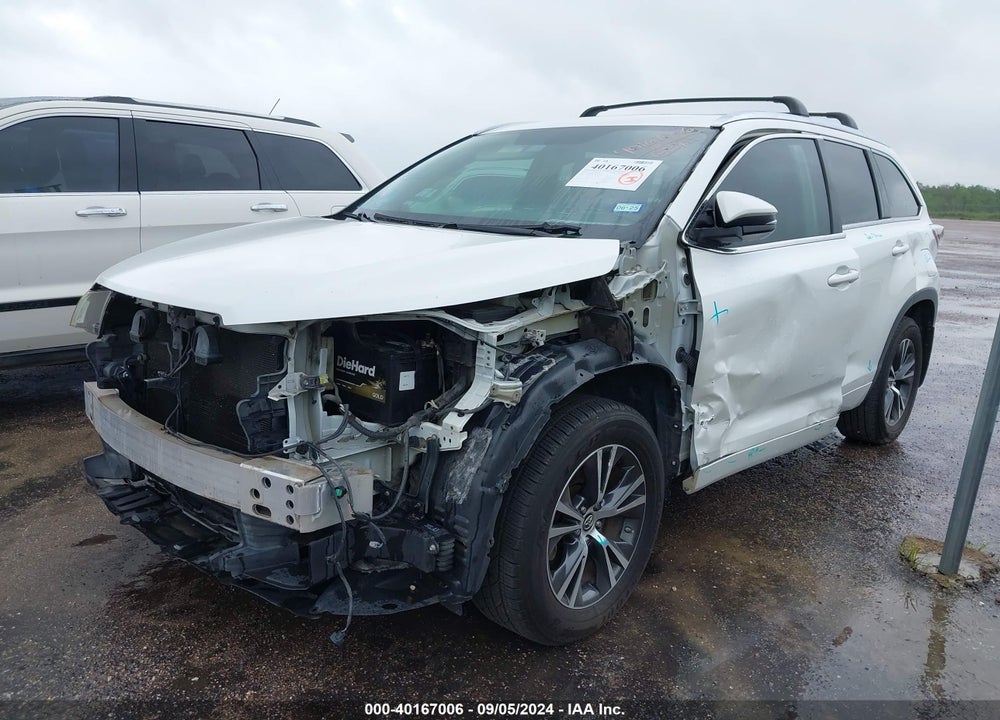 2016 TOYOTA HIGHLANDER XLE V6 VIN: 5TDKKRFHXGS159426