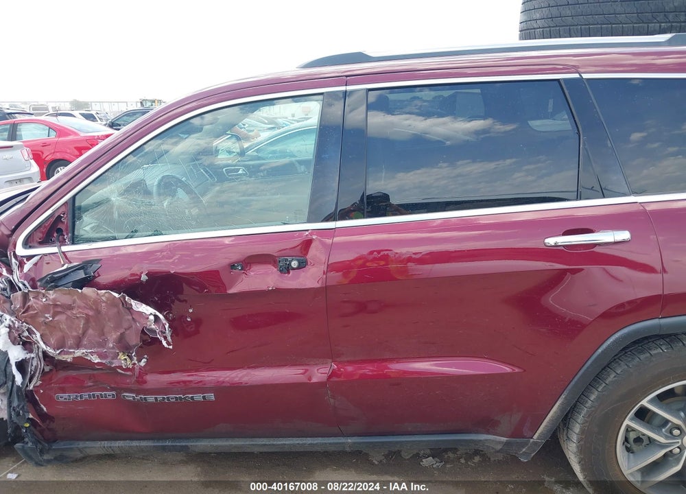 2017 JEEP GRAND CHEROKEE LIMITED 4X2 VIN: 1C4RJEBGXHC614866