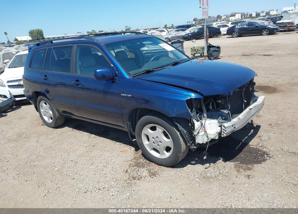 2005 TOYOTA HIGHLANDER LIMITED V6 VIN: JTEDP21A250053110