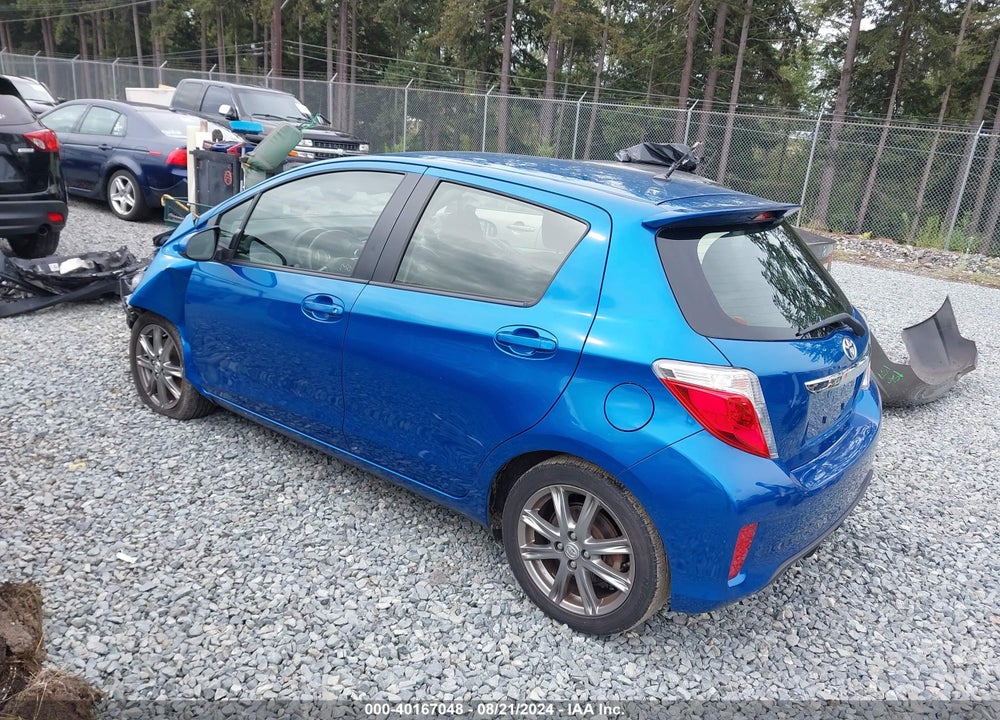 2013 TOYOTA YARIS SE VIN: JTDKTUD33DD572786
