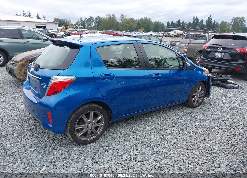 2013 TOYOTA YARIS SE VIN: JTDKTUD33DD572786
