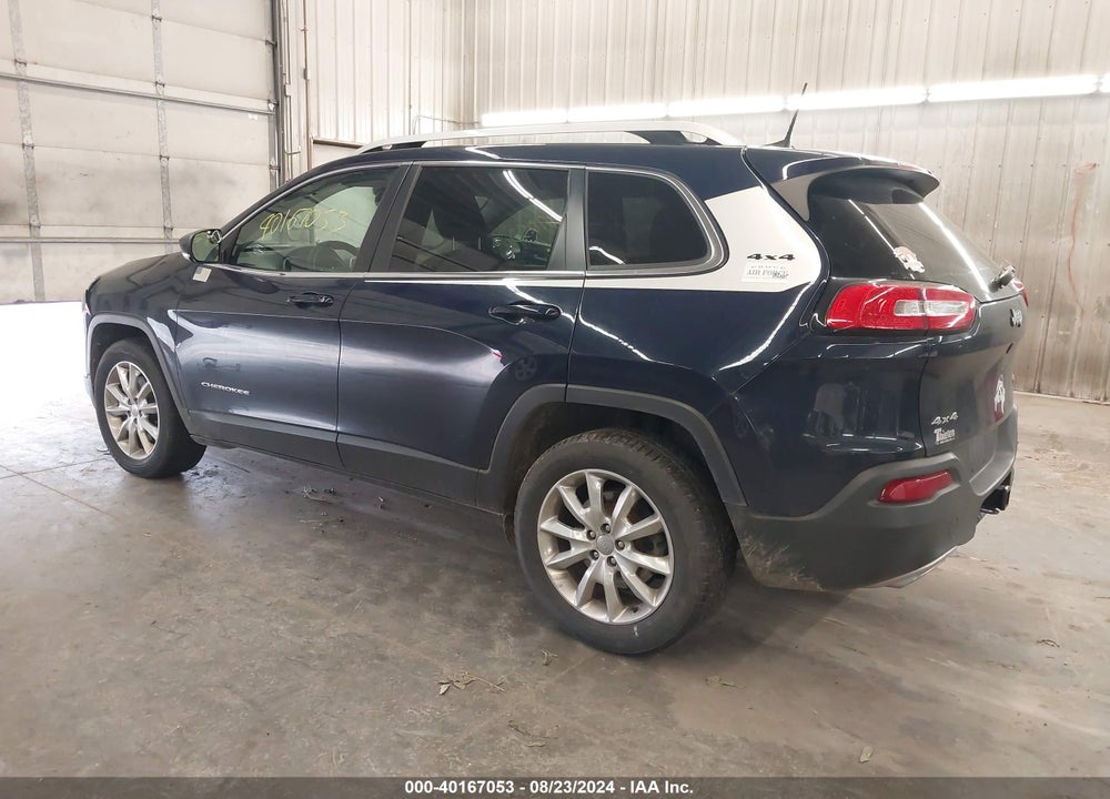 2016 JEEP CHEROKEE LIMITED VIN: 1C4PJMDS9GW280345