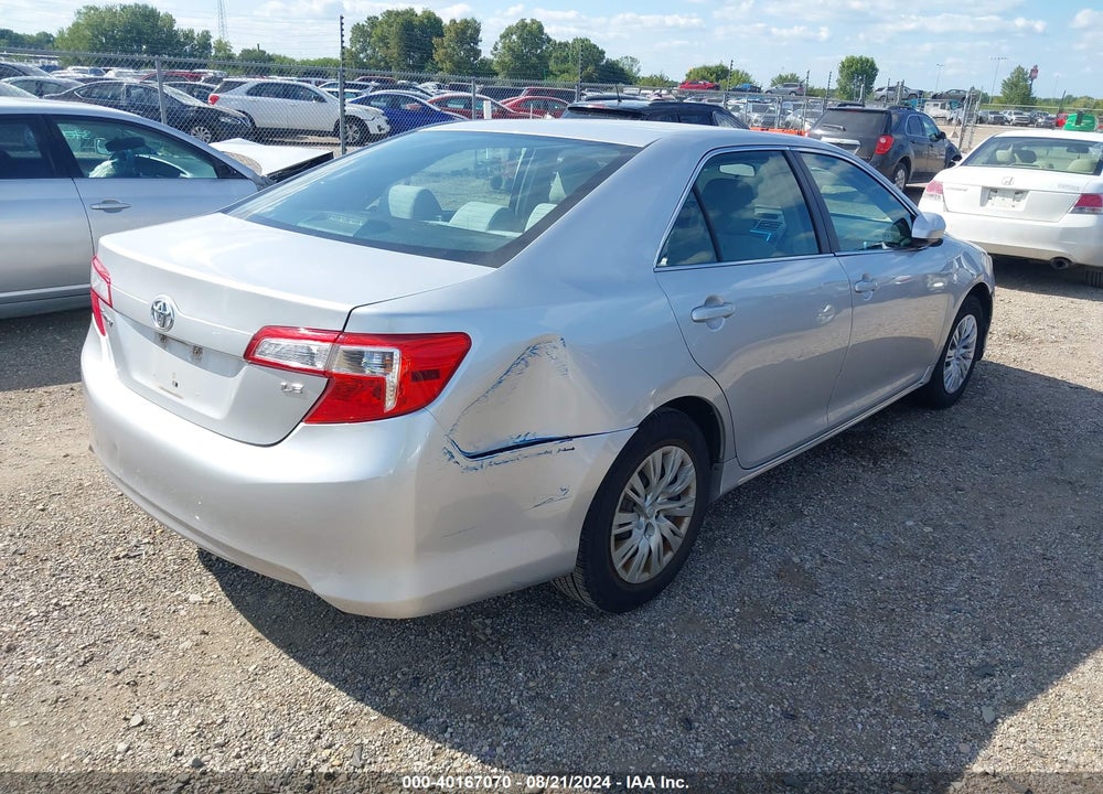 2012 TOYOTA CAMRY LE VIN: 4T4BF1FK5CR248782