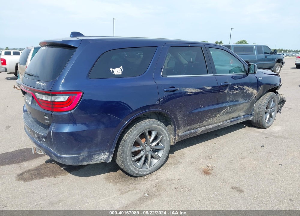 2017 DODGE DURANGO GT AWD VIN: 1C4RDJDG4HC944967