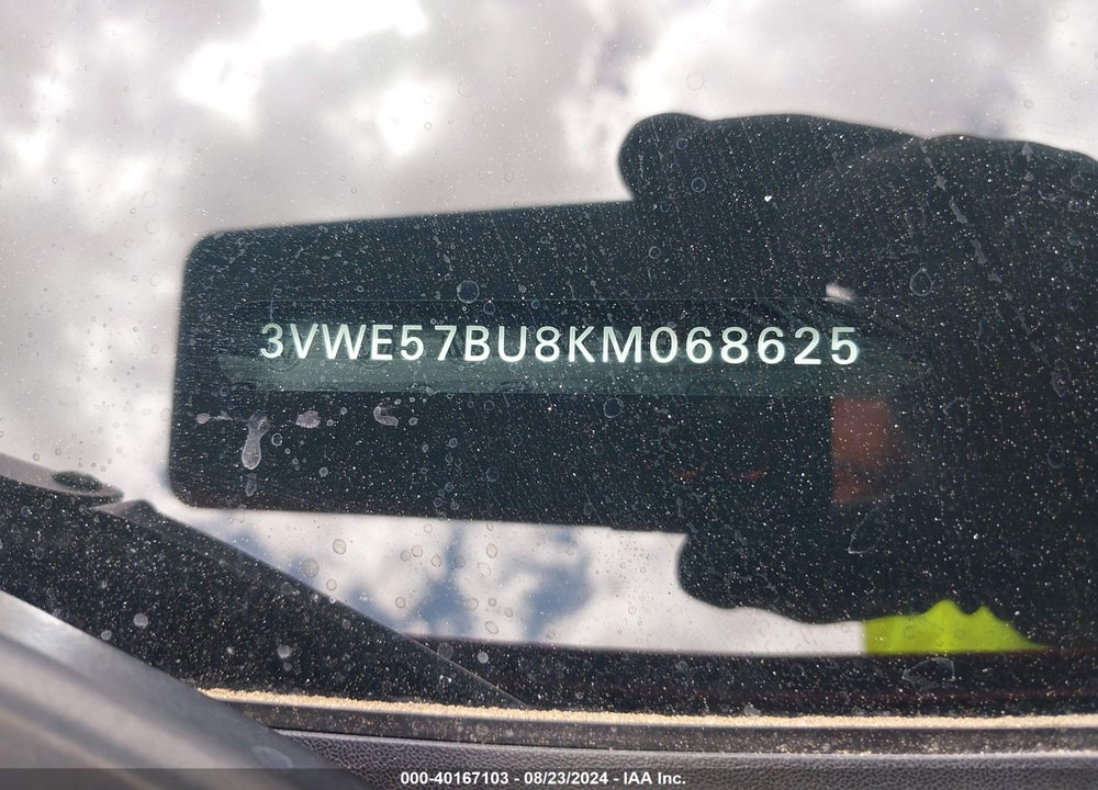 2019 VOLKSWAGEN JETTA VIN: 3VWE57BU8KM068625