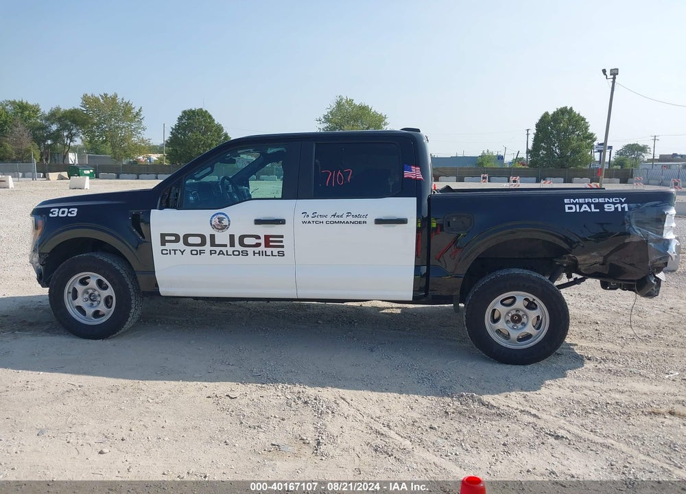 2023 FORD F-150 POLICE RESPONDER XL VIN: 1FTFW1P80PKE68755