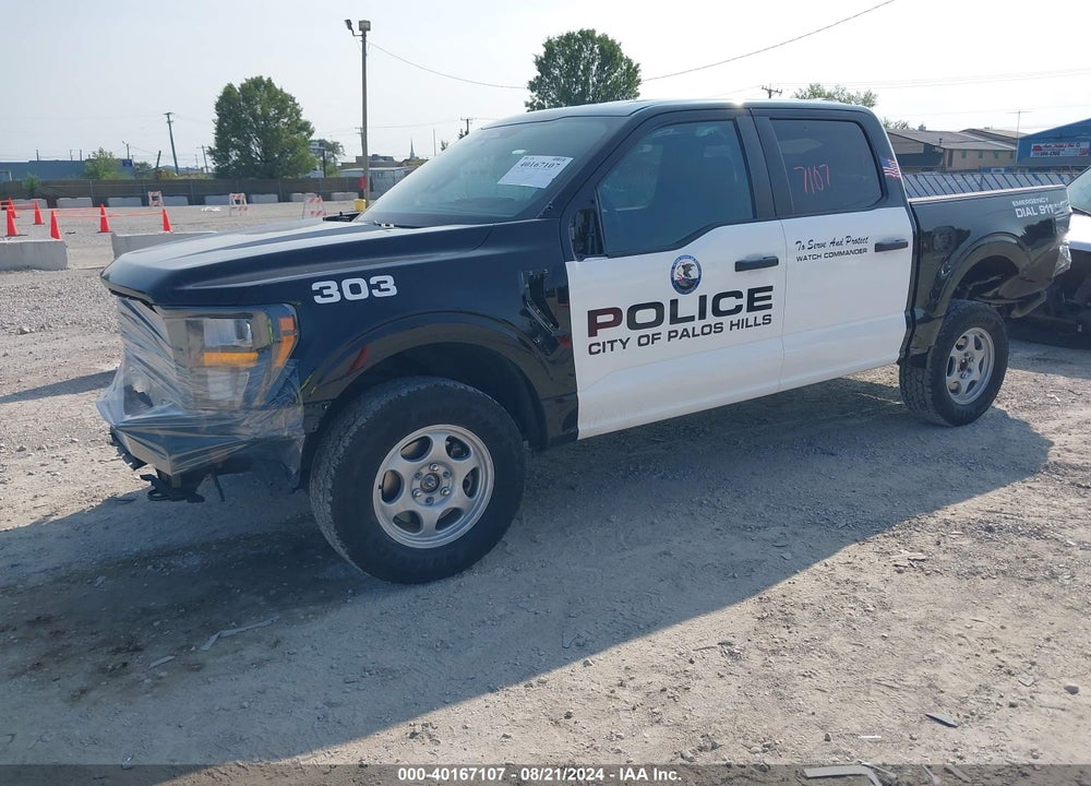 2023 FORD F-150 POLICE RESPONDER XL VIN: 1FTFW1P80PKE68755