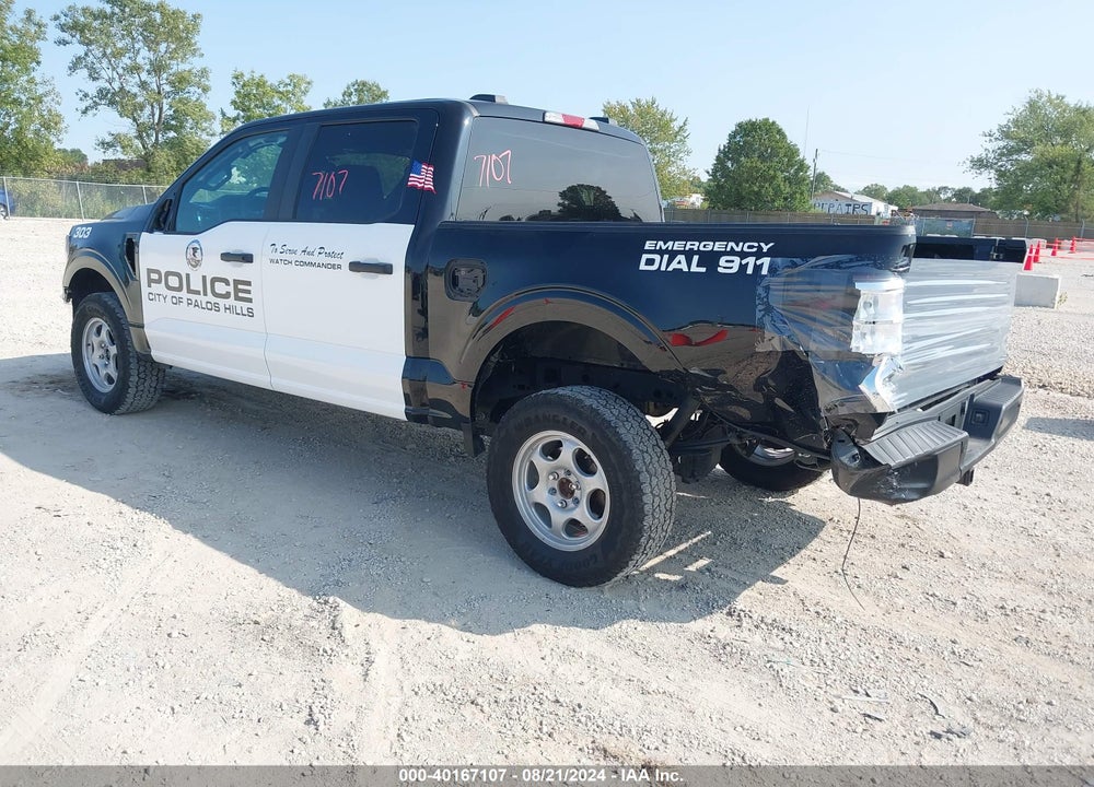 2023 FORD F-150 POLICE RESPONDER XL VIN: 1FTFW1P80PKE68755