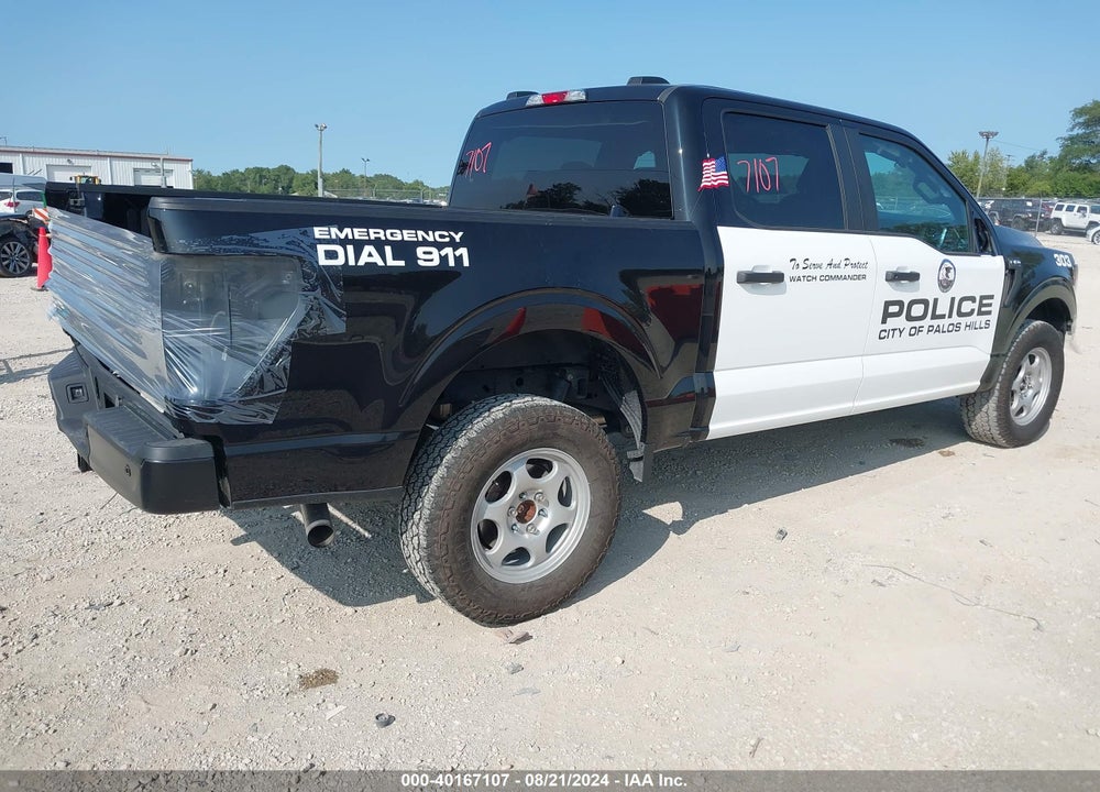 2023 FORD F-150 POLICE RESPONDER XL VIN: 1FTFW1P80PKE68755