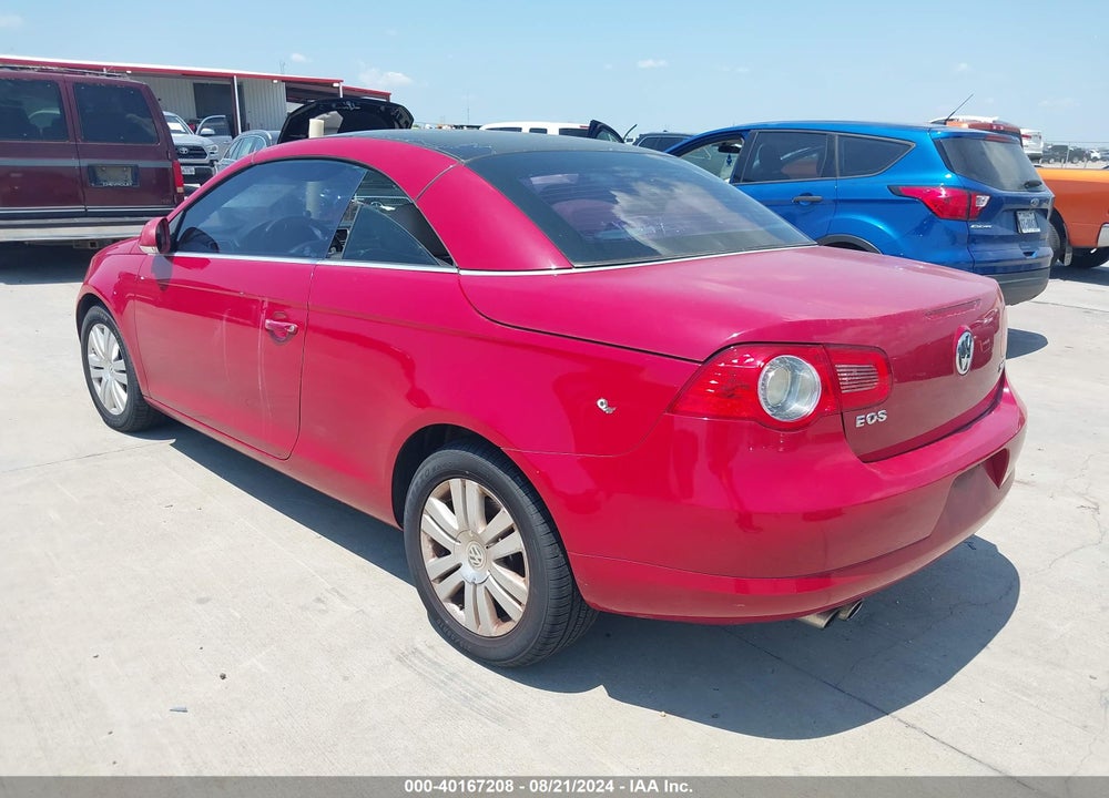 2007 VOLKSWAGEN EOS 2.0T VIN: WVWBA71F47V030777