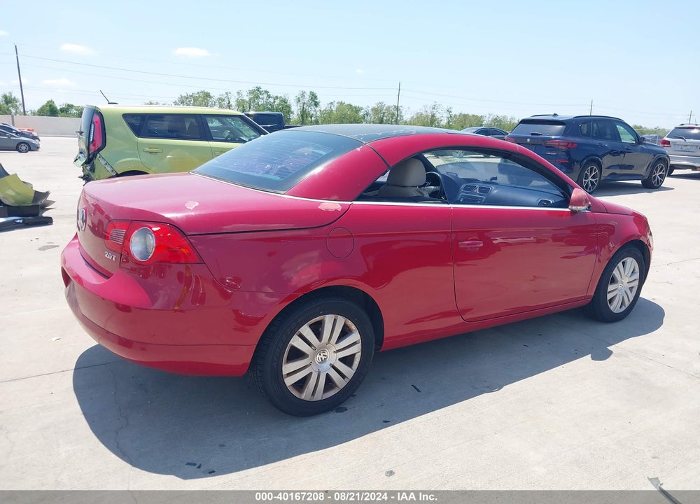 2007 VOLKSWAGEN EOS 2.0T VIN: WVWBA71F47V030777