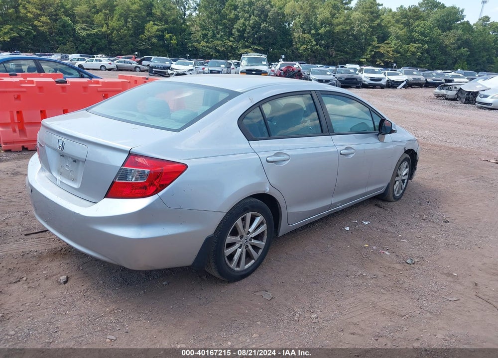 2012 HONDA CIVIC EX VIN: 19XFB2F80CE011301